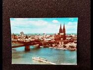 Postkarte-Köln am Rhein. Dom und Hohenzollerbrücke. -ungelaufen. - Nörvenich