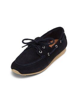 Marc O'Polo aus Velours-Rindleder Bootsschuh