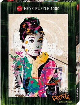 HEYE Puzzle People by Johnny Cheuk, Audrey, 1000 Puzzleteile, Made in Germany