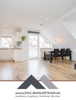 Fast wie neu: Helle, hübsche 3 Maisonette-Dachwohnung mit modernem Flair - Untermeitingen