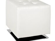Haku Sitzwürfel weiß Kunstleder Chrome Fuß drehbar Stück 65,00 Euro Stück 217x Vorhanden 48712 Gescher-Hochmoor - Gescher (Glockenstadt)