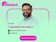 IT-Spezialist / Informatiker / Quereinsteiger (m/w/d) - Greifswald