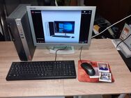 PC WIN11,Monitor,Tastatur,Maus,Ext.Festplatte=Komletter Arbeitsplatz ohne Drucker - Ehingen (Donau) Zentrum