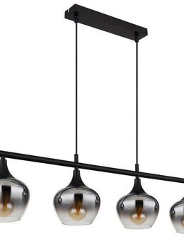 GLOBO LIGHTING Pendelleuchte MAXY, ohne Leuchtmittel, Hängeleuchte, Essbereich, Hängelampe, Gläser, E27 Fassung