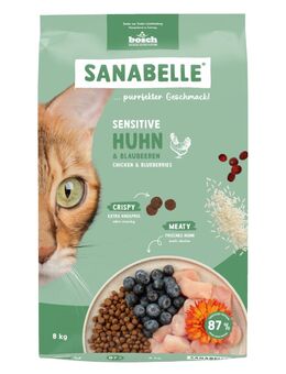 Sanabelle Sensitive Huhn & Blaubeeren - 8 kg