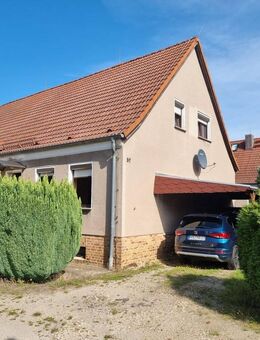 Idyllische Doppelhaushälfte mit Vollkeller und Carport -PREIS REDUZIERT- - Krauschwitz