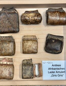 Gris Gris Sammlung 8 antike Leder Talisman Amulett Afrika - Köln