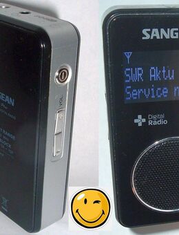 Sangean DPR-34 schwarz gebraucht, DAB/UKW Taschenradio - Sinsheim