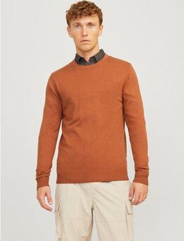 Jack & Jones Strickpullover JJEEMIL KNIT CREW NECK NOOS mit Rundhalsausschnitt