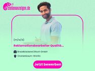 Reklamationsbearbeiter Qualitätswesen Lebensmittelproduktion (m/w/d) - Oranienbaum-Wörlitz