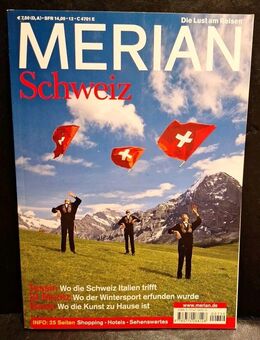 Merian-Heft Reiseführer Schweiz Reisemagazin Reise Zeitschrift Merianheft - Essen