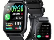 Smartwatch für Herren/Damen – 1.85-Zoll-HD-Touchscreen Fitnessuhr mit kabellosen Anrufen & Nachrichten Set345243 - Ingolstadt