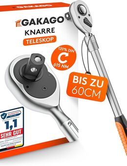 Gakago Teleskop-Ratsche 1/2 Zoll bis zu 60cm - Getriebe - Birkenfeld (Baden-Württemberg)