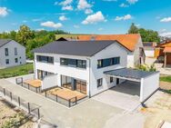 Neubau: Doppelhaushälfte mit moderner Architektur - Pilsting