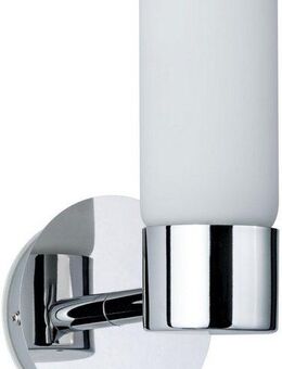 Paulmann LED Wandleuchte Eleon, ohne Leuchtmittel, G9, IP44, max. 33W G9, Chrom/Satin, 230V, Metall/Glas