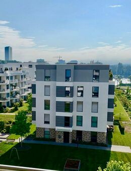 Moderne ruhige 3-Zimmer-Wohnung mit Einbauküche, Balkon, 2 Tiefgaragen-Stellplätzen und Rheinblick in Ludwigshafen Süd – sofort bezugsfrei - Ludwigshafen (Rhein)