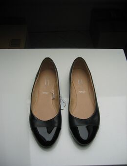 Schwarze Ballerinas NEU 36 Leder - Moosinning