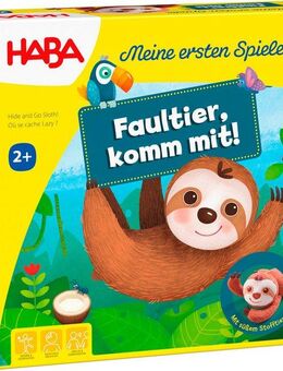 Haba Spielesammlung Meine ersten Spiele - Faultier, komm mit!, Kleinkindspiel