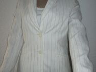 NEU * Edel * klassisch * Leinen * Nadelstreifen * Hosen- Anzug * Kostüm * Blazer "H&M" Gr. 34/ XS * weiß * schwarz * - Riedlingen Zentrum