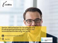 Senior-Mitarbeiter/in Strategie und Produktentwicklung mit Fokus auf Immobilienförderung (m/w/d) - Berlin