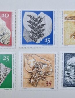 DDR 1973 Fossilien Satz komplett postfrisch - Görlitz