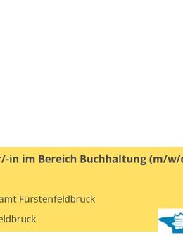 Mitarbeiter/-in im Bereich Buchhaltung (m/w/d) Teilzeit - Fürstenfeldbruck