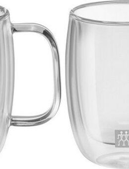 Zwilling Espressoglas Sorrento Plus, Borosilikatglas, Doppelwandig, Borosilikatglas, 2-tlg., je 140 ml