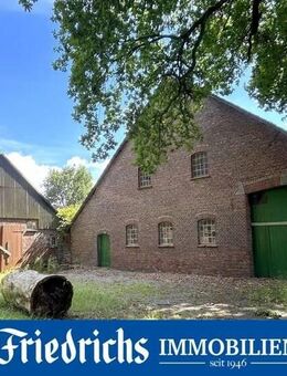 Sanierungsbedürftiger, denkmalgeschützter Gulfhof - ggf. m. abtrennb. BPL - in Westerstede/Hüllstede - Westerstede