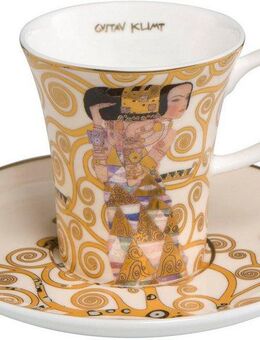Goebel Espressotasse Die Erwartung, Fine China-Porzellan, von Gustav Klimt