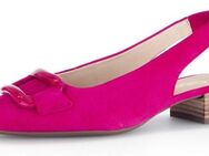 Gabor Slingpumps Blockabstz, Festtagsschuh, Hochzeitsschuh mit elastischem Riemchen