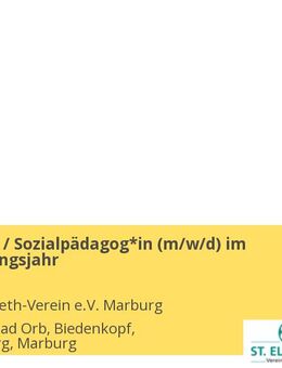 Erzieher*in / Sozialpädagog*in (d/m/w) im Anerkennungsjahr - Marburg