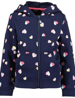 Blue Seven Sweatjacke Blue Seven Mädchen Sweatjacke mit Kapuze Langarm Kinder Hoodie (1-tlg)