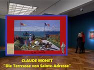 CLAUDE MONET Bild, Deko, Kunst, Heimdeko, Kunstwerk, Souvenir, Wandbild, Wanddeko, Geschenkidee, Wandkunst, Dekorativ, Gerahmter Druck, Dekor, Leinwandkunst, Memorabilia, Wohnzimmerdeko! - Berlin