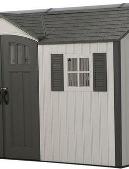 Lifetime Gerätehaus Texas, BxT: 381x244 cm, (Set), Kunststoff, inkl. Fußboden, Regale und Werkzeugtasche