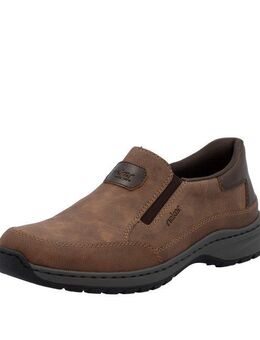 Rieker Slipper Schlupfschuh, Halbschuh, Slip-on Sneaker mit Stretcheinsätze