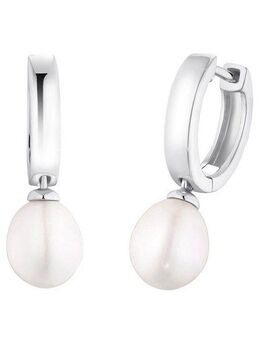Amor Paar Creolen Pearls, 2017391 (2-tlg), mit Süßwasserzuchtperle