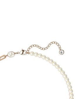 Swarovski Kette mit Anhänger TEDDY, mit Swarovski® Kristall, Swarovski® Zirkonia und Swarovski® Perle