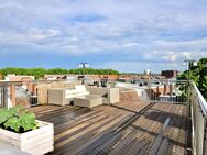Coole Endetage mit ca. 38 m² großer Dachterrasse, Winterhude, stadtparknah mit Aufzug, sehr gute Ausstattung! - Hamburg