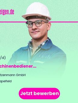 Maschinenbediener (m/w/d) - Stapelfeld