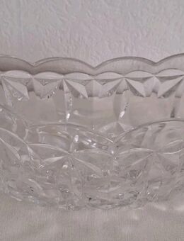 Glasschale Höhe 10cm Länge 20cm Breite 11,5cm Glas Schale Schüssel Kristallglas - Essen
