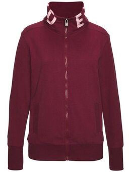 Elbsand Sweatjacke Alvis mit Logodruck am Kragen, bequeme Freizeitjacke