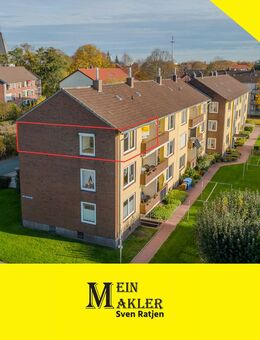 Eigentumswohnung mit Sonnenbalkon in zentraler Lage von Nordenham - Nordenham