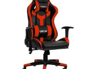 Hyrican Gaming-Stuhl "Striker Copilot" schwarz/rot, Kunstleder, ergonomischer Gamingstuhl, Bürostuhl, Schreibtischstuhl, geeignet für Jugendliche und Erwachsene