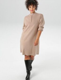 Aniston PLUS Strickkleid mit Stehkragen und Reißverschluss - NEUE KOLLEKTION