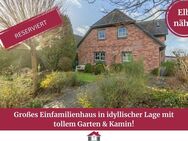 Großes Einfamilienhaus in idyllischer Lage mit tollem Garten & Kamin! - Haselau