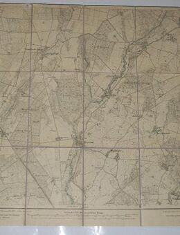 Alte Karte 1919, Lauenburg, Schleswig, Mecklenburg-Schwerin - Büdelsdorf