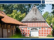 Bauernhaus mit Pferdestall und Weiden - Hemsbünde