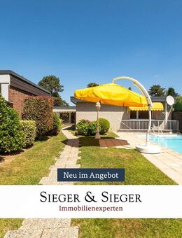Rembrandts Meisterwerk für die Familie: Bungalow mit Pool und Sauna in der Gartenstadt - Troisdorf