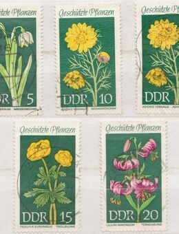 DDR_Briefmarken_Geschützt_Pflanzen (1)  [376] - Hamburg