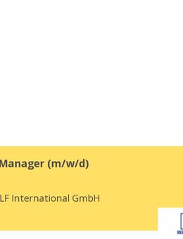 Marketing Manager (m/w/d) - Glinde